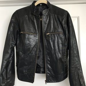 Genuine Leather Biker Jacket